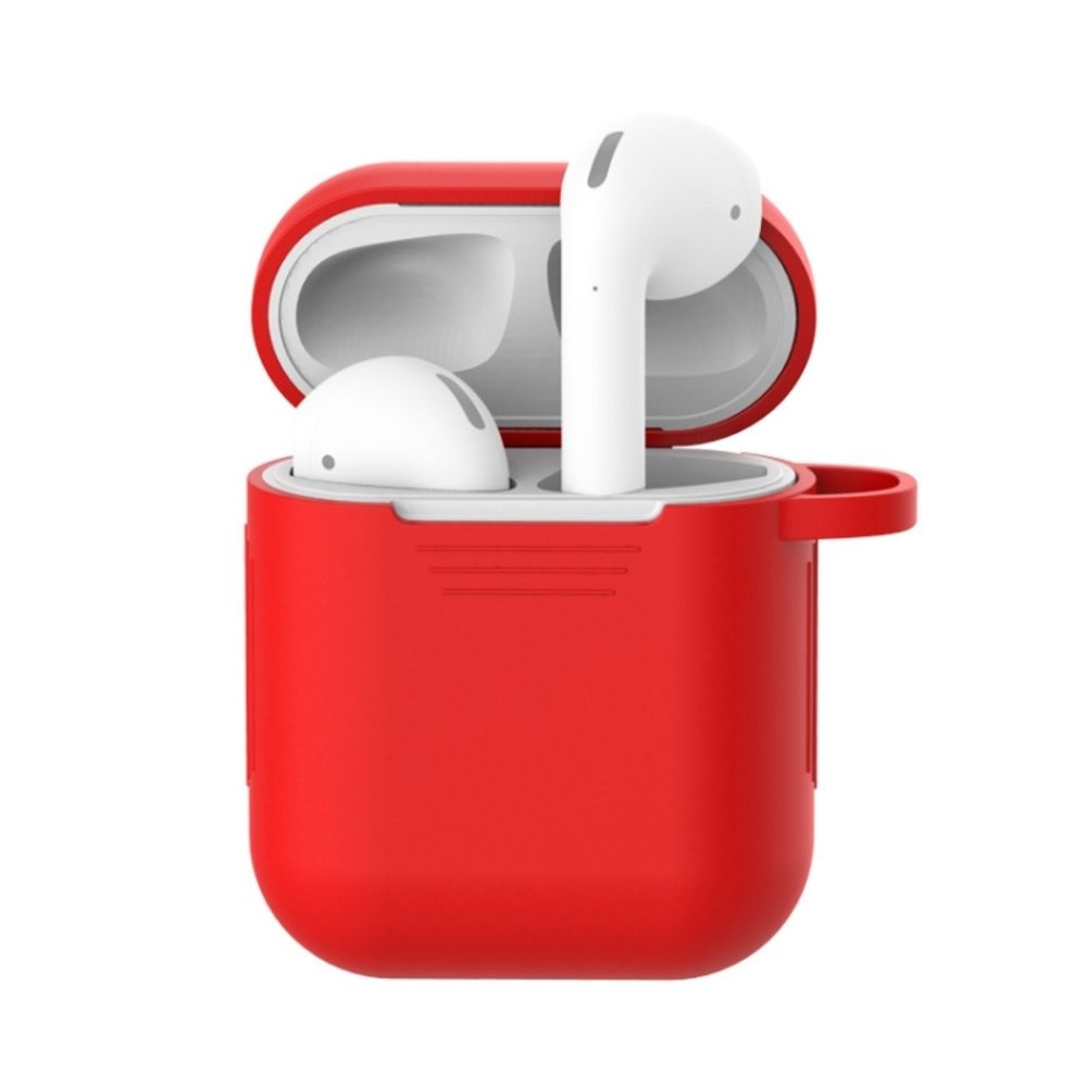 Σετ 7 σε 1 Sonique Soft Touch για AirPods 1/2 Κόκκινο