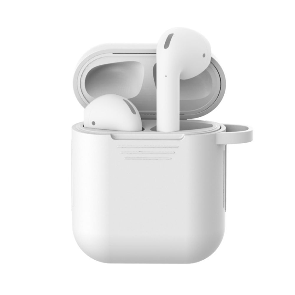Σετ 7 σε 1 Sonique Soft Touch για AirPods 1/2 Λευκό