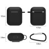 Σετ 7 σε 1 Sonique Soft Touch για AirPods 1/2 Λευκό