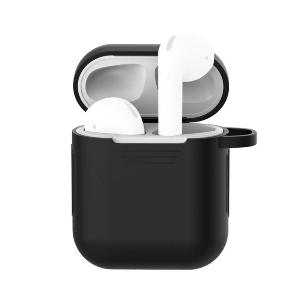 Σετ 7 σε 1 Sonique Soft Touch για AirPods 1/2 Μαύρο