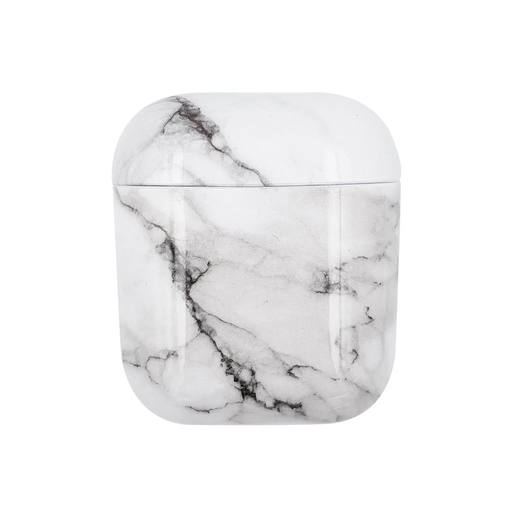 Θήκη Sonique PC Marble για AirPods 1/2 Λευκό