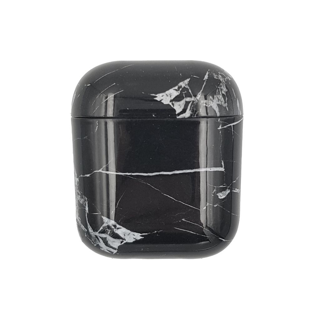 Θήκη Sonique PC Marble για AirPods 1/2 Μαύρο
