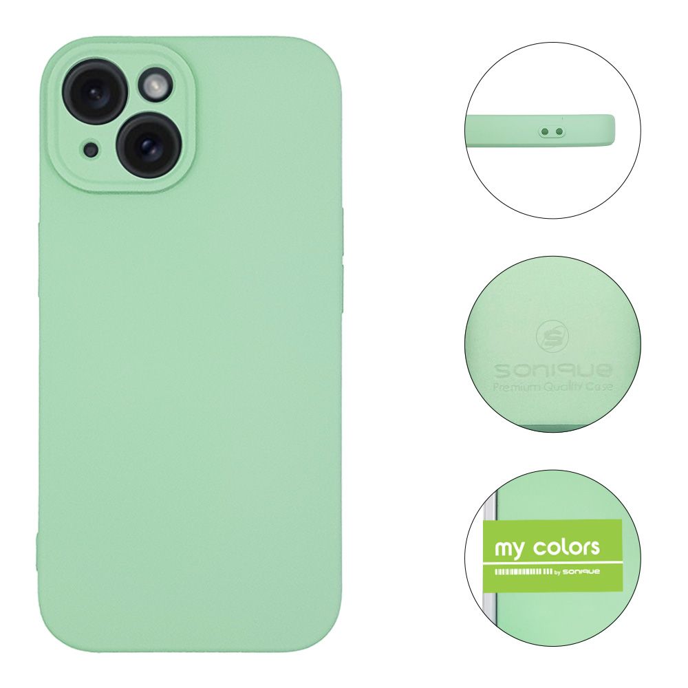 Θήκη Σιλικόνης My Colors Sonique Apple iPhone 15 Βεραμάν