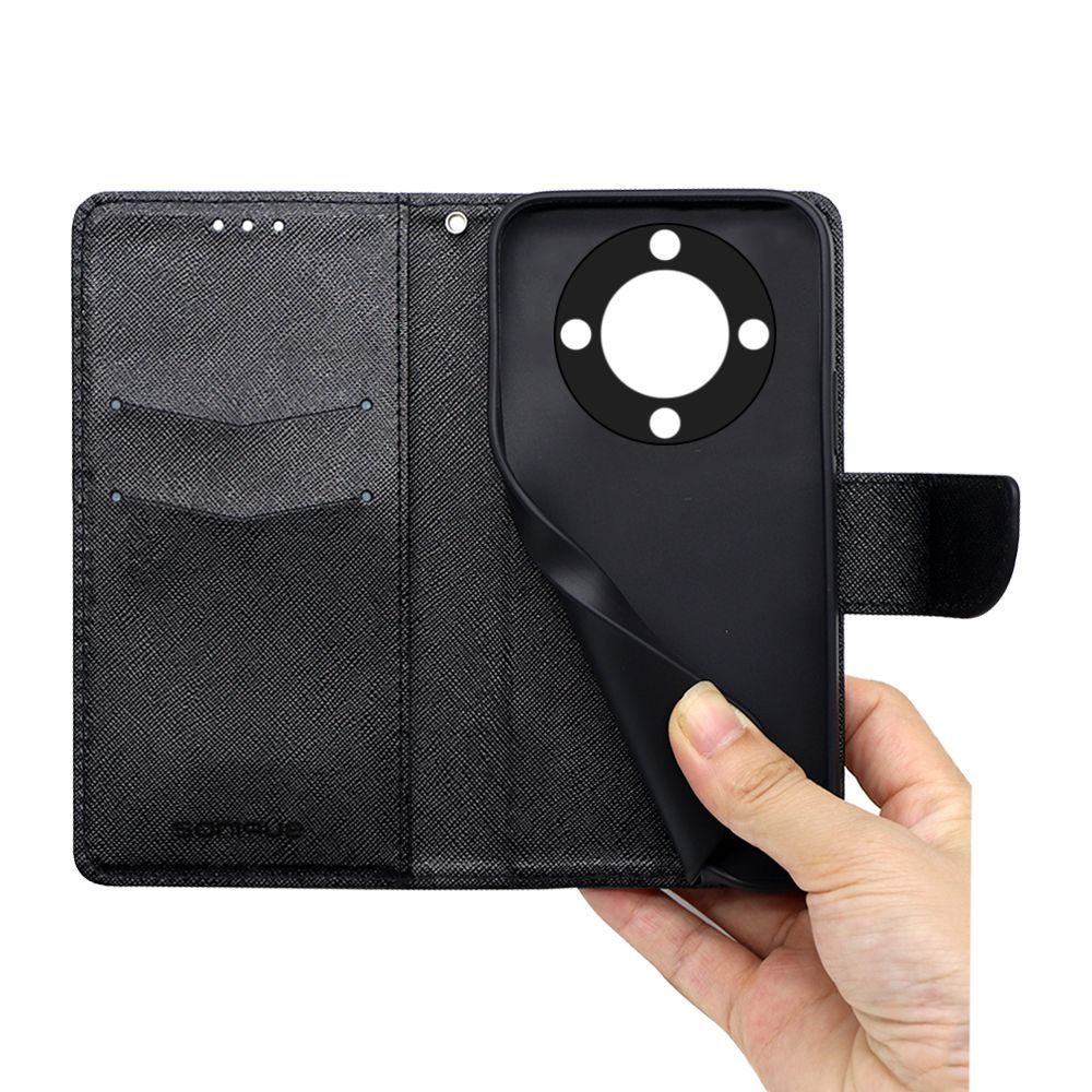 Θήκη Πορτοφόλι Sonique Trend Wallet Honor Magic5 Lite 5G Μαύρο