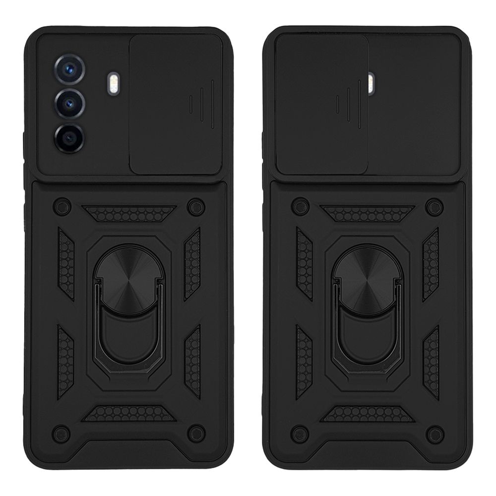 Θήκη Ring Armor CamPro Sonique Honor 70 5G Μαύρο