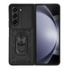 Θήκη Ring Armor CamPro Sonique για Samsung (Large Hole) Galaxy Z Fold 5 Μαύρο