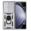 Θήκη Ring Armor CamPro Sonique για Samsung (Large Hole) Galaxy Z Fold 5 Ασημί