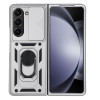 Θήκη Ring Armor CamPro Sonique για Samsung (Large Hole) Galaxy Z Fold 5 Ασημί