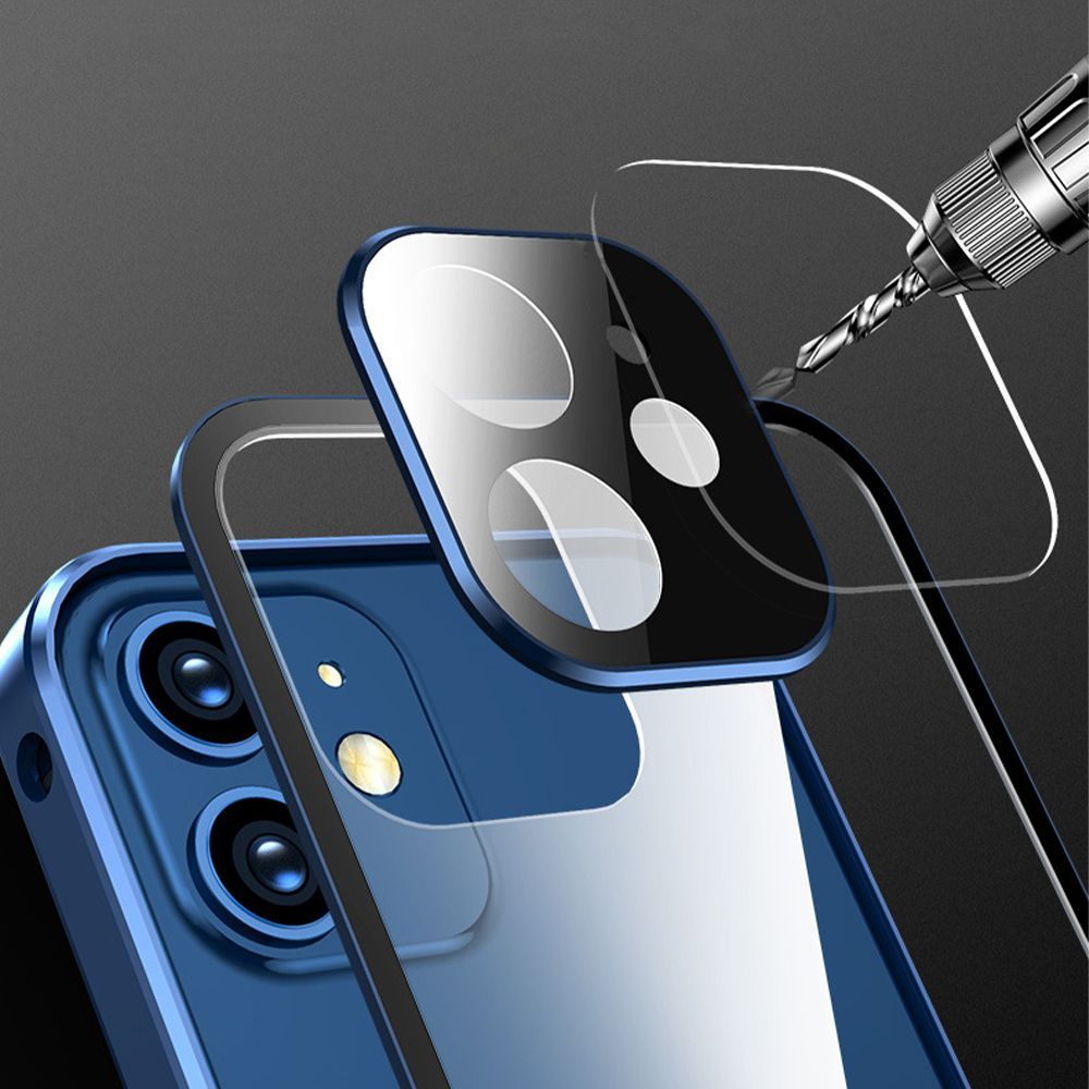 Μαγνητική Μεταλλική Θήκη 360° Full Protector Sonique για Apple iPhone 13 Μπλέ