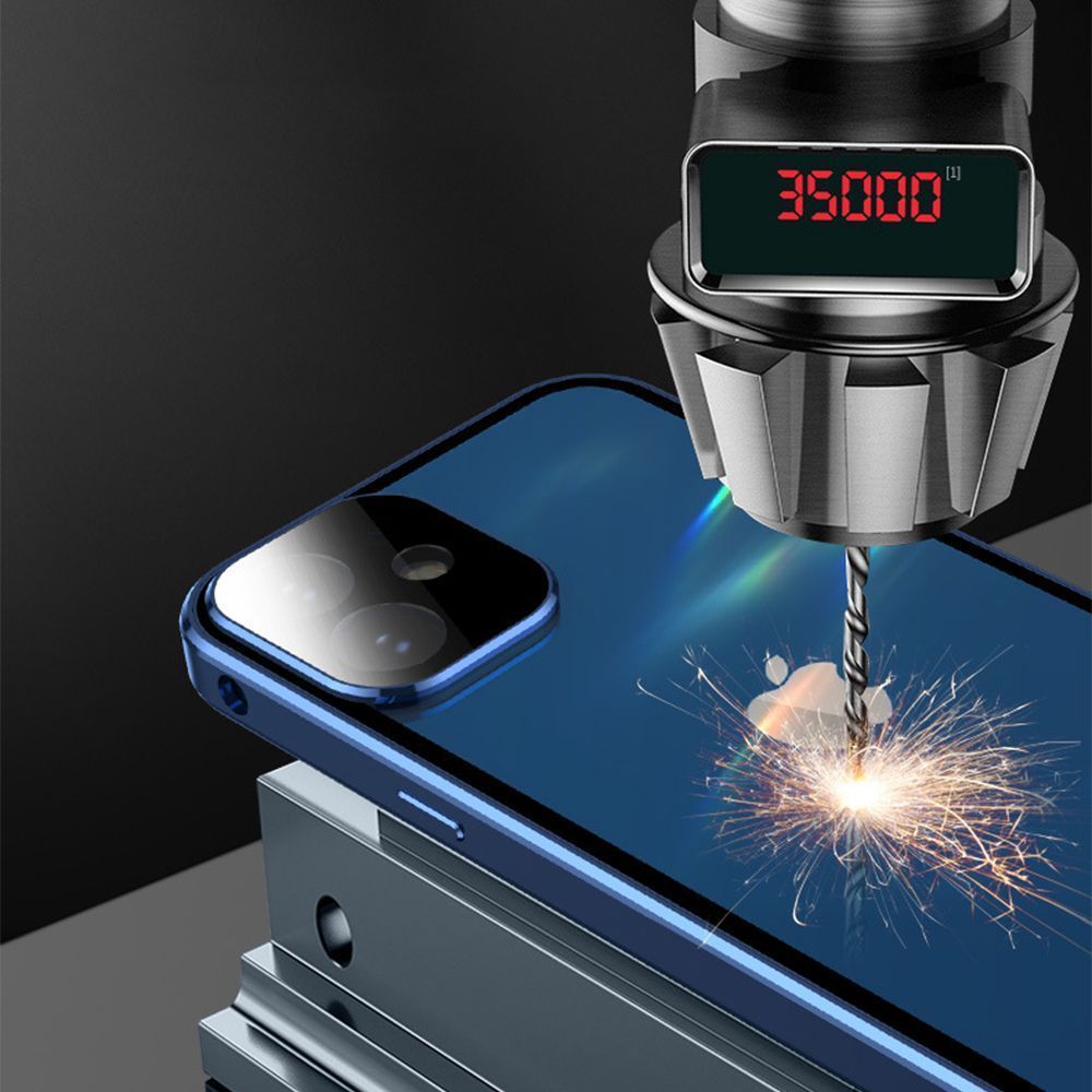 Μαγνητική Μεταλλική Θήκη 360° Full Protector Sonique για Apple iPhone 13 Pro Max Μαύρο