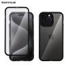 Μαγνητική Μεταλλική Θήκη 360° Full Protector Sonique για Apple iPhone 15 Pro Max Μαύρο