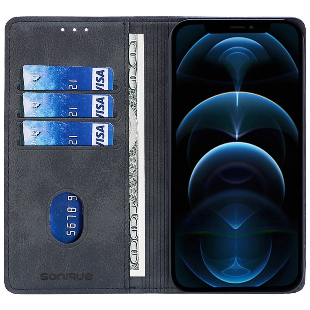 Θήκη Πορτοφόλι Vintage Magnet Wallet Sonique Xiaomi Redmi Note 13 4G Μαύρο