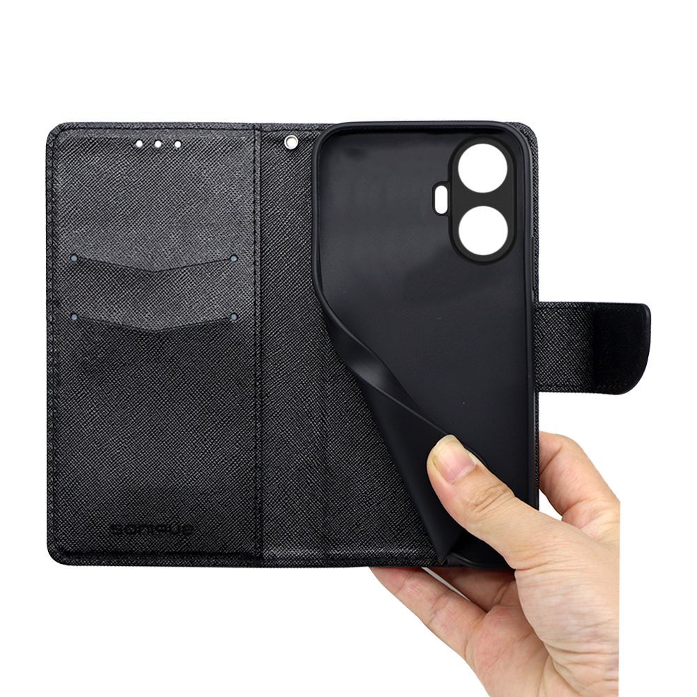 Θήκη Πορτοφόλι Sonique Trend Wallet Realme C55 Μαύρο