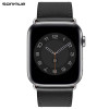 Λουράκι Δερμάτινο Hermes Leather Sonique για Apple Watch (38/40/41MM) Μαύρο