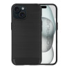 Θήκη Σιλικόνης Sonique Carbon Brushed Apple iPhone 15 Μαύρο