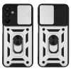 Θήκη Ring Armor CamPro Sonique για Samsung Galaxy A15 4G / Galaxy A15 5G Ασημί