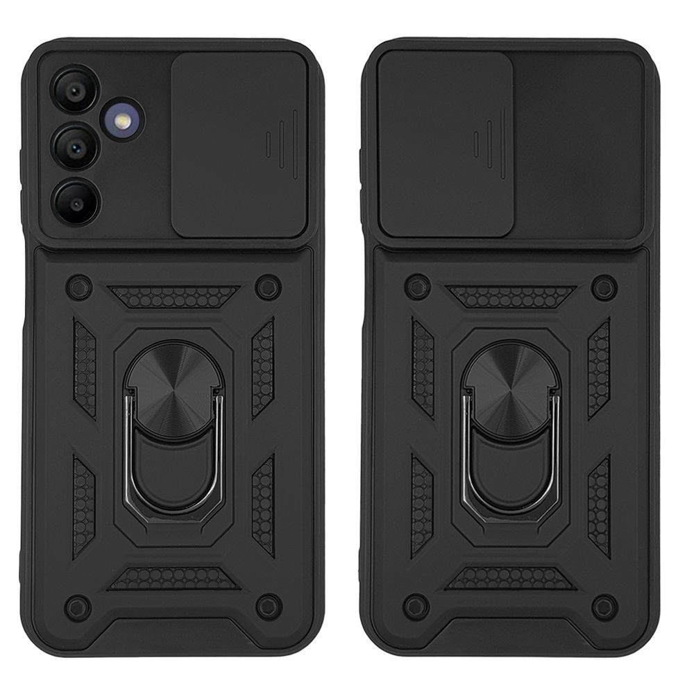 Θήκη Ring Armor CamPro Sonique για Samsung Galaxy A15 4G / Galaxy A15 5G Μαύρο