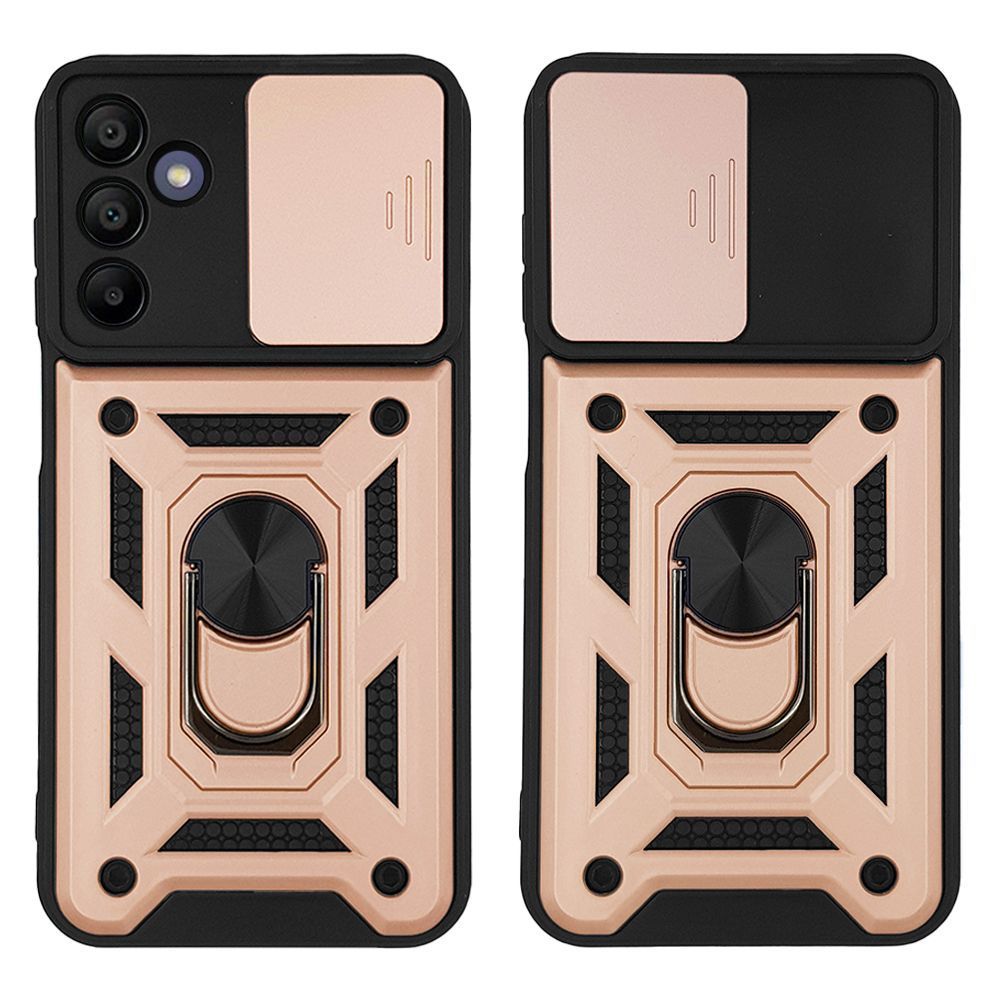 Θήκη Ring Armor CamPro Sonique για Samsung Galaxy A15 4G / Galaxy A15 5G Ροζ Χρυσό