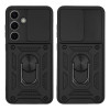 Θήκη Ring Armor CamPro Sonique για Samsung Galaxy S24 Plus Μαύρο