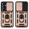 Θήκη Ring Armor CamPro Sonique για Samsung Galaxy S24 Plus Ροζ Χρυσό