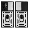 Θήκη Ring Armor CamPro Sonique για Samsung Galaxy S24 Ultra Ασημί