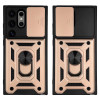 Θήκη Ring Armor CamPro Sonique για Samsung Galaxy S24 Ultra Ροζ Χρυσό