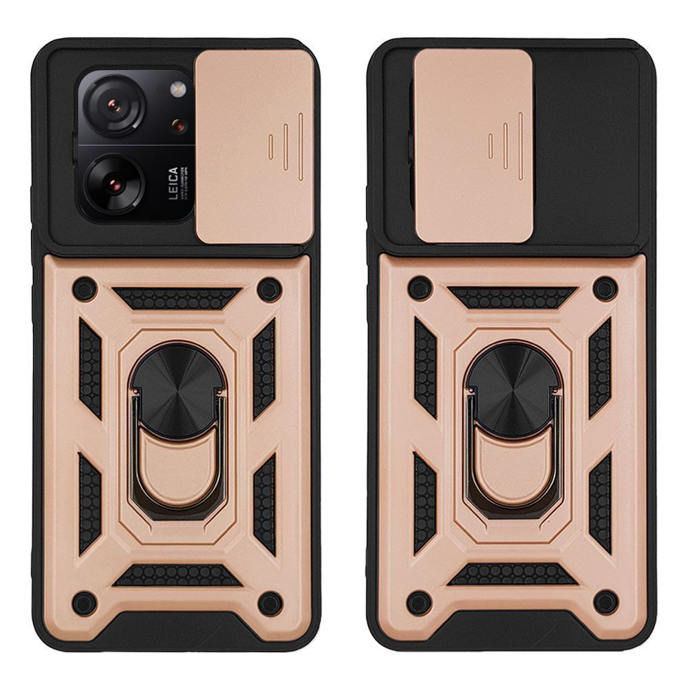 Θήκη Ring Armor CamPro Sonique για Xiaomi Xiaomi 13T 5G / Xiaomi 13T Pro 5G Ροζ Χρυσό
