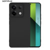 Θήκη Σιλικόνης My Colors Sonique Xiaomi Redmi Note 13 Pro 5G / Poco X6 5G Μαύρο