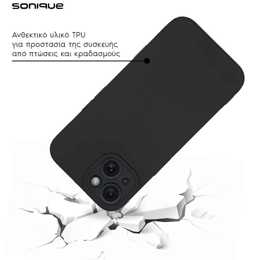 Θήκη Σιλικόνης My Colors Sonique Xiaomi Redmi Note 13 Pro 5G / Poco X6 5G Μαύρο