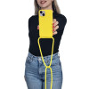 Θήκη Σιλικόνης με Κορδόνι CarryHang Sonique Xiaomi Redmi Note 13 5G Κίτρινο