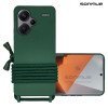 Θήκη Σιλικόνης με Κορδόνι CarryHang Sonique Xiaomi Redmi Note 13 Pro Plus 5G Πράσινο Σκούρο