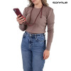 Θήκη Σιλικόνης με Κορδόνι CarryHang Sonique Realme C55 Μπορντό