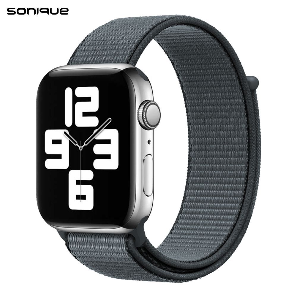 Λουράκι Official Nylon Band Sonique για Apple Watch (42/44/45/49MM) Γκρι