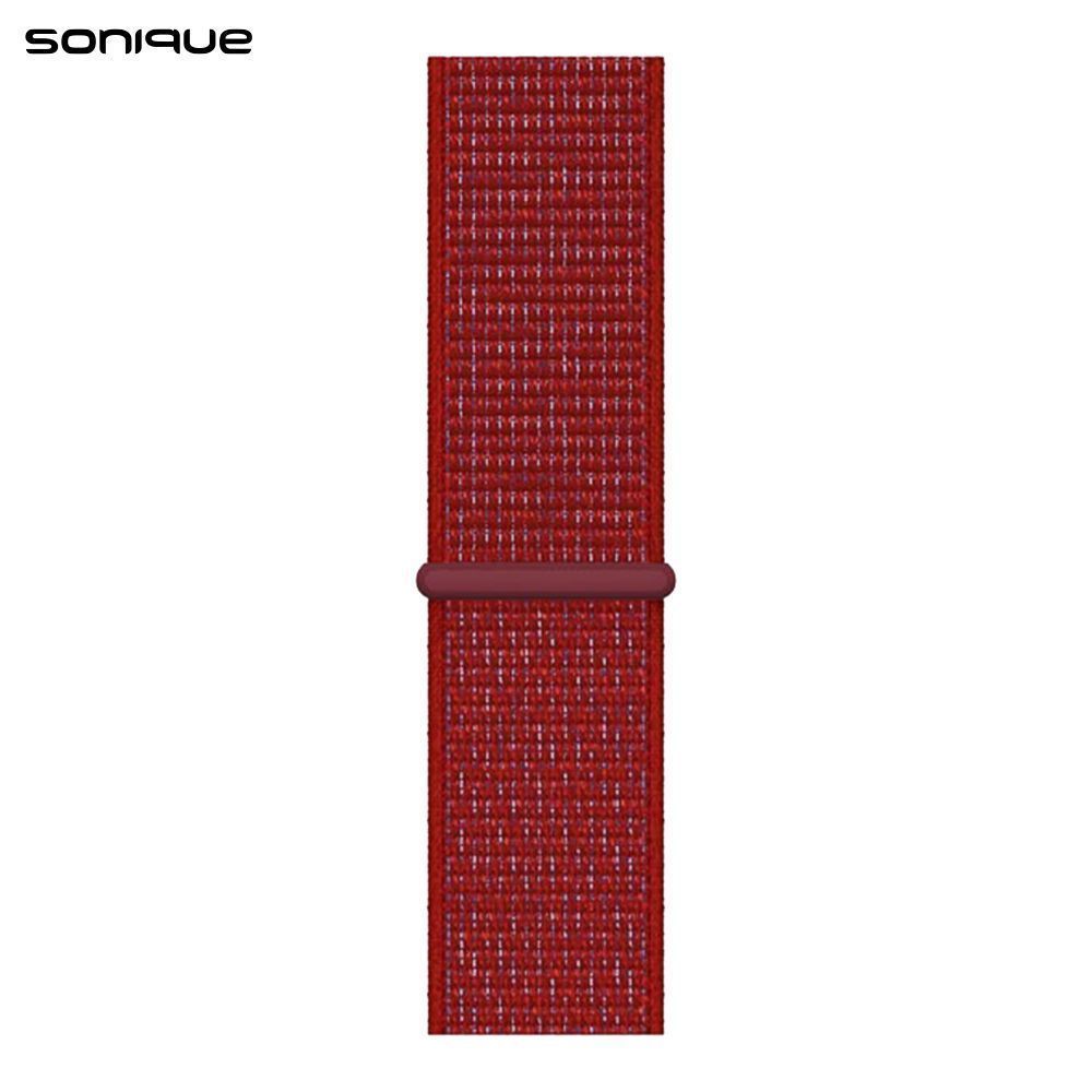 Λουράκι Official Nylon Band Sonique για Apple Watch (42/44/45/49MM) Κόκκινο