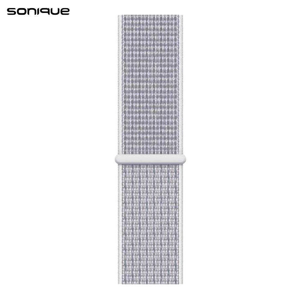 Λουράκι Official Nylon Band Sonique για Apple Watch (42/44/45/49MM) Ανοιχτό Γκρι