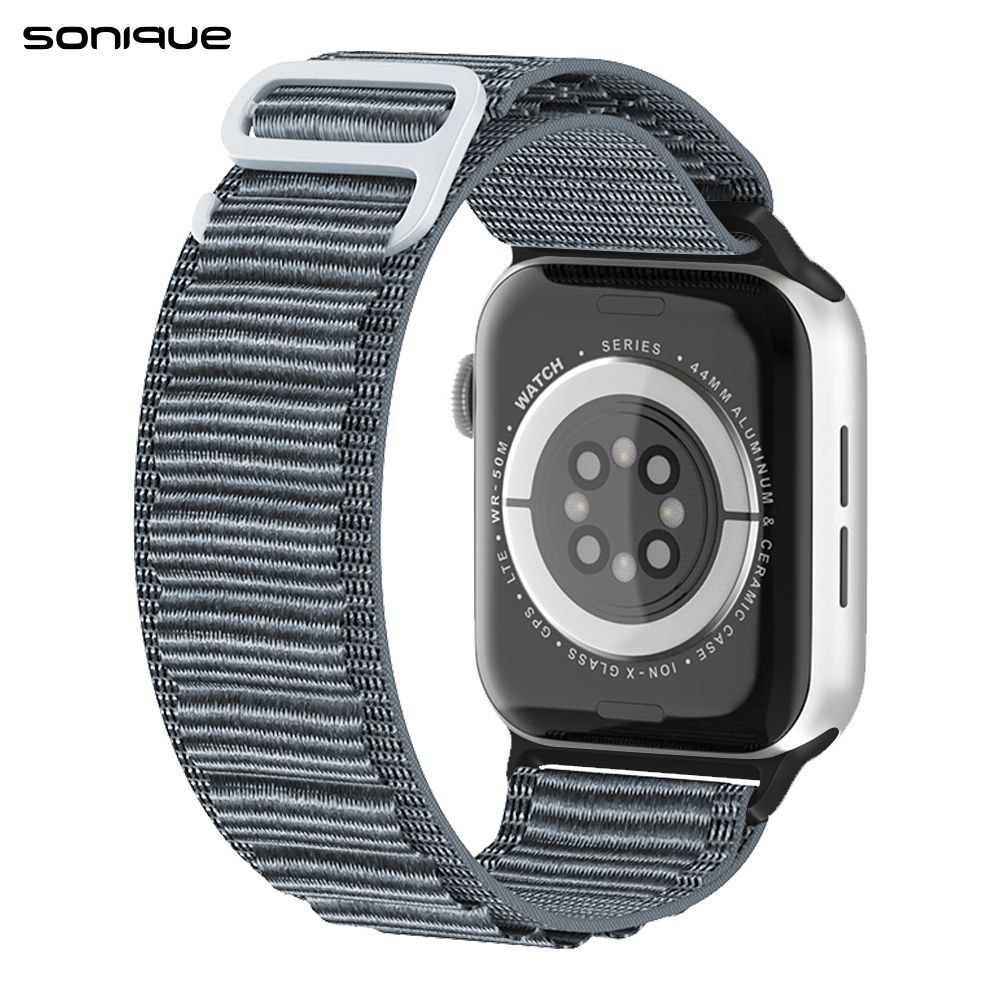 Λουράκι Nylon Alpine Loop Band Sonique για Apple Watch (38/40/41MM) Γκρι