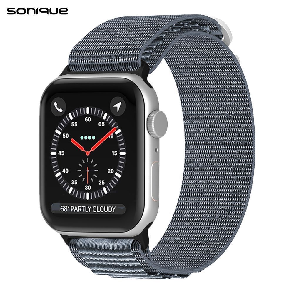 Λουράκι Nylon Alpine Loop Band Sonique για Apple Watch (38/40/41MM) Γκρι