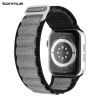 Λουράκι Nylon Alpine Loop Band Sonique για Apple Watch (42/44/45/46/49MM) Μαύρο / Γκρι