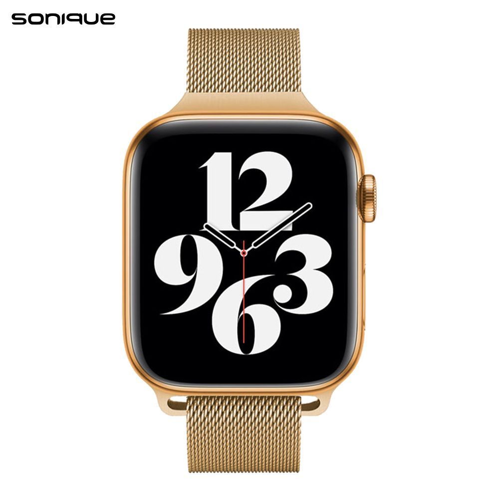 Λουράκι Stainless Steel Milanese Slim Sonique για Apple Watch (38/40/41MM) Μπρονζέ