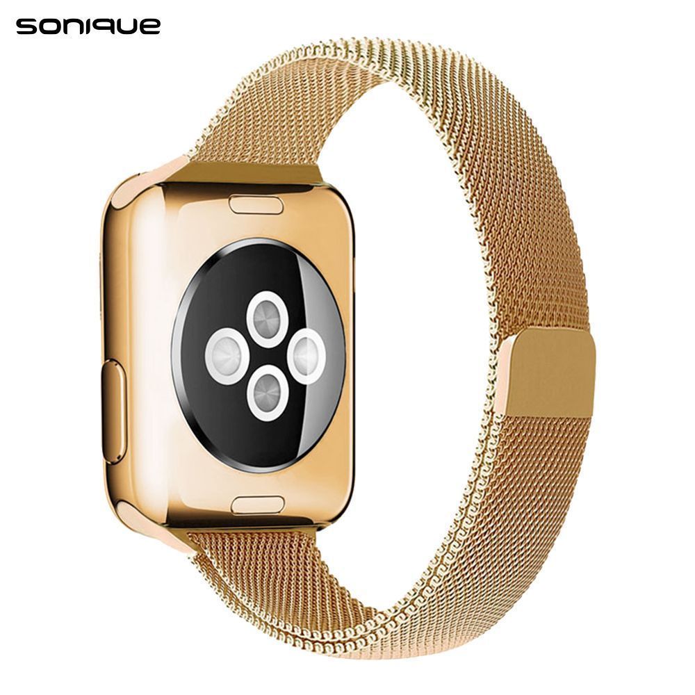 Λουράκι Stainless Steel Milanese Slim Sonique για Apple Watch (42/44/45/49MM) Μπρονζέ