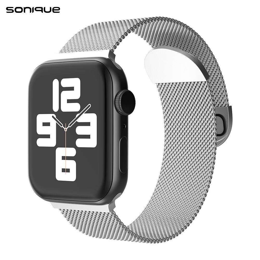 Λουράκι Stainless Steel Milanese Classic Sonique για Apple Watch (38/40/41MM) Ασημί