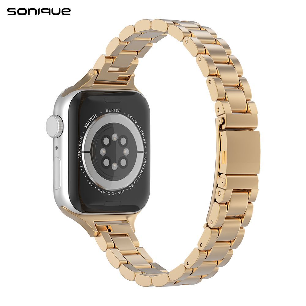 Λουράκι Stainless Steel Slim Bracelet Sonique Classic για Apple Watch (42/44/45/49MM) Μπρονζέ