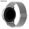 Λουράκι Milanese Dual Stainless Steel Sonique 20mm για Samsung, Huawei, Amazfit, Xiaomi, Honor Ασημί