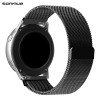 Λουράκι Milanese Dual Stainless Steel Sonique 22mm για Samsung, Huawei, Amazfit, Xiaomi, Honor Μαύρο