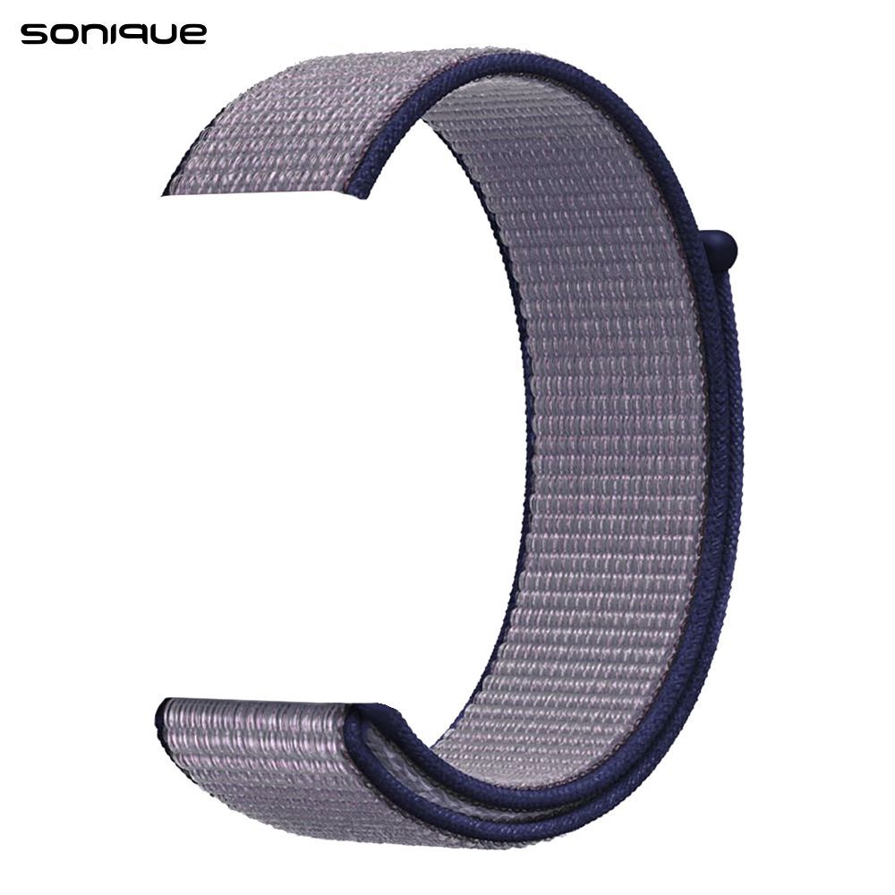 Λουράκι Official Nylon Band Sonique για Apple Watch (38/40/41MM) Μπλε Γκρι