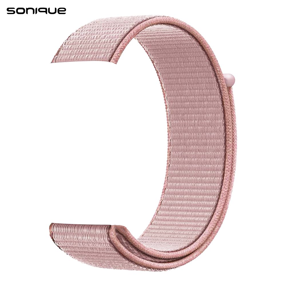 Λουράκι Official Nylon Band Sonique για Apple Watch (38/40/41MM) Ροζ Χρυσό