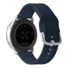Λουράκι Σιλικόνης Universal Soft Band Sonique 20mm με Ασημί Κούμπωμα για Samsung, Huawei, Amazfit, Xiaomi, Honor Μπλε Σκούρο