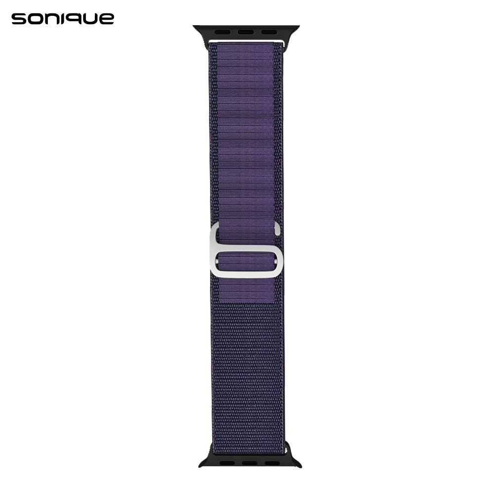 Λουράκι Nylon Alpine Loop Band Sonique για Apple Watch (42/44/45/46/49MM) Μωβ