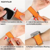 Λουράκι Nylon Alpine Loop Band Sonique για Apple Watch (42/44/45/46/49MM) Μωβ