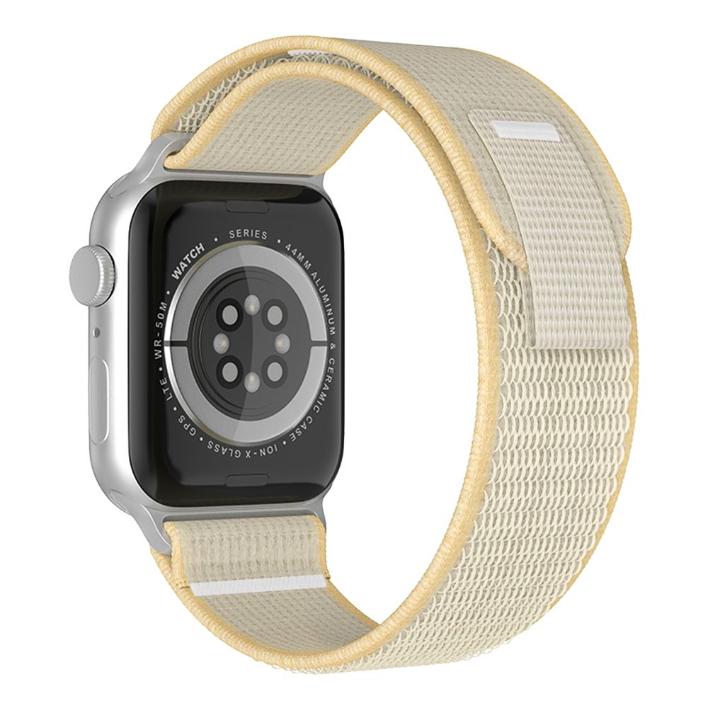 Λουράκι Nylon Loop Band Sonique για Apple Watch (42/44/45/49MM) Μπεζ